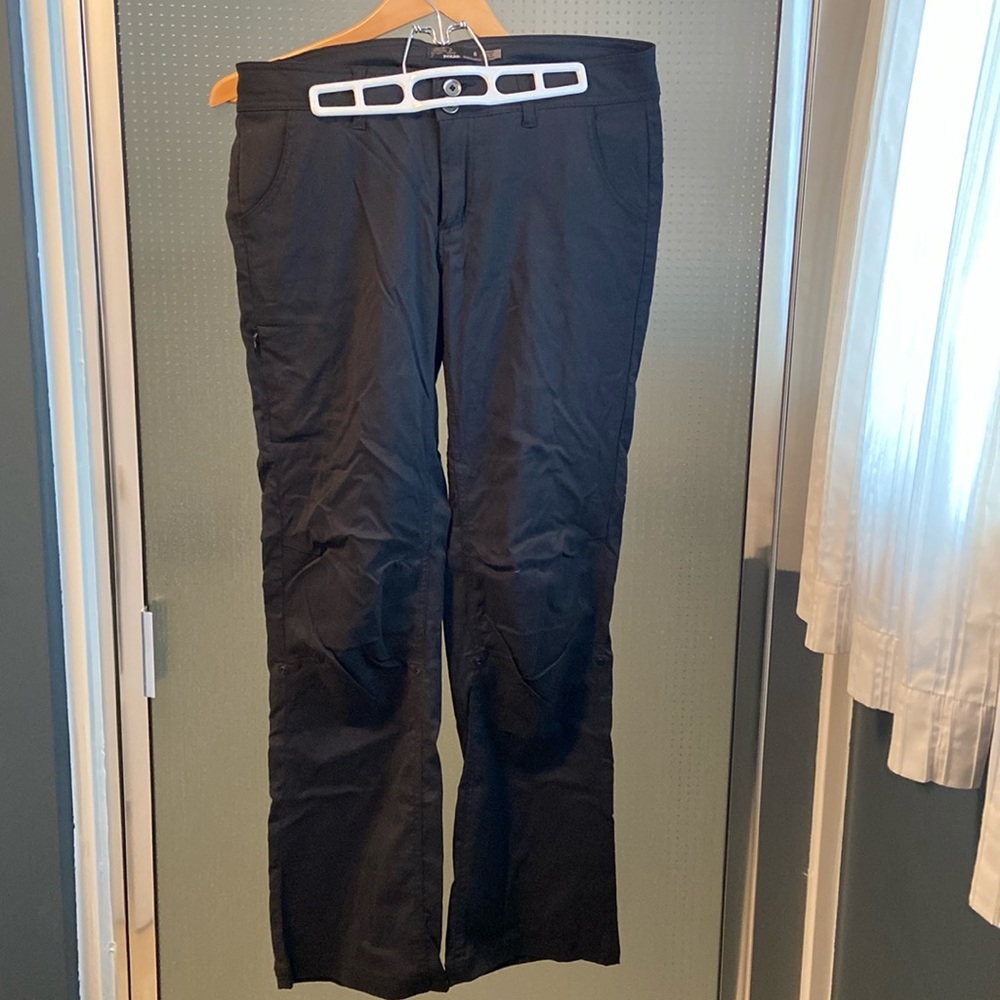 Prana water resistant hiking pants.